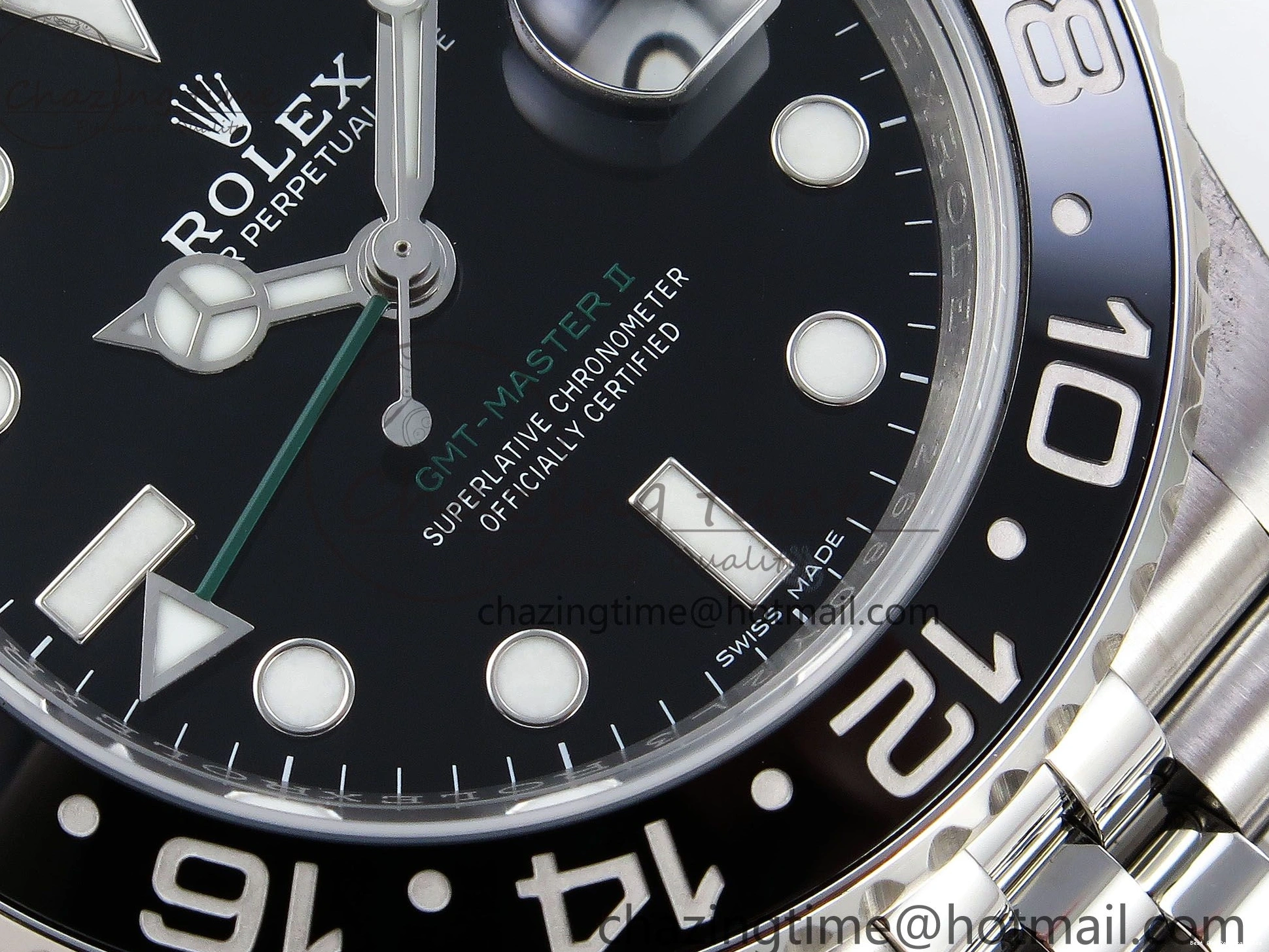 AAA Replica Watches HGF 1:1 SS VR3186 LN Edition II Master on Jubilee GMT CHS Premium Best Bracelet 116710 1460 904L 0102